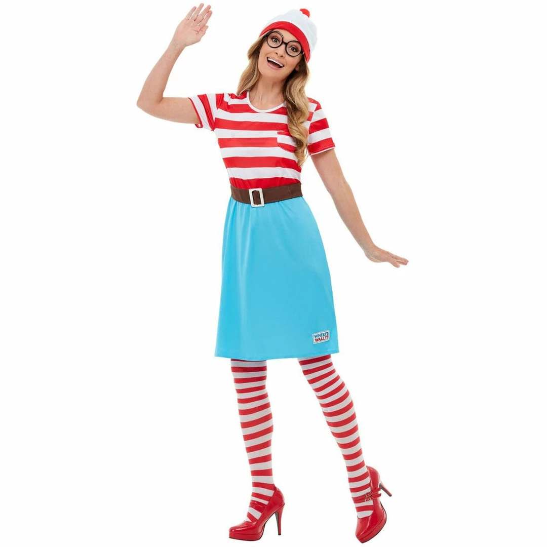 Smiffys Ladiesc Where's Wally - Wenda Ladies Costume 4 Smiffys Ladiesc Where's Wally - Wenda Ladies Costume