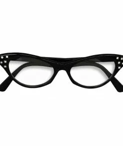 Swedia's 50s Rhinestone Glasses - Black Accessoriesc