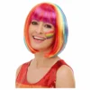 Smiffys Rainbow Bob Wig