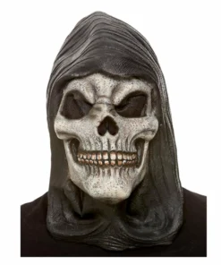 Smiffys Grim Reaper Hooded Skeleton Latex Mask