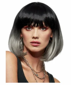 Smiffys Manic Panic Alien Grey Glam Doll Wig 9 Smiffys Manic Panic Alien Grey Glam Doll Wig