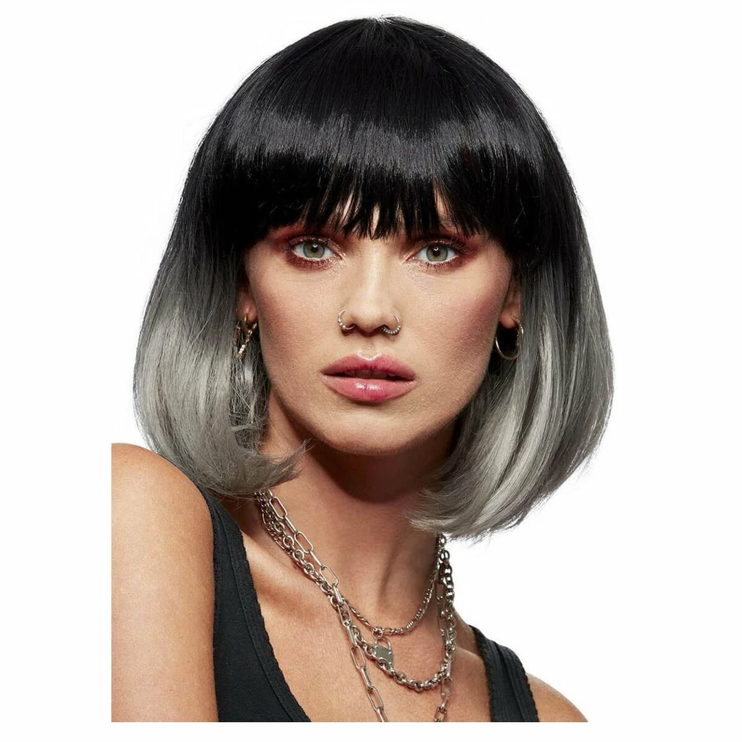 Smiffys Manic Panic Alien Grey Glam Doll Wig 6 Smiffys Manic Panic Alien Grey Glam Doll Wig