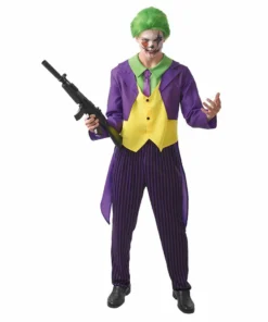 Tomfoolery Superheroes & Villains Crazy Clown Adult Costume