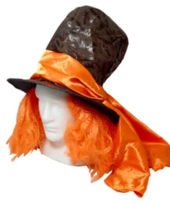 Trademart Hats & Headwear Mad Hatter Hat With Hair