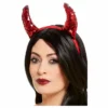 Smiffys Accessoriesc Reversible Sequin Devil Horns 1 Smiffys Accessoriesc Reversible Sequin Devil Horns
