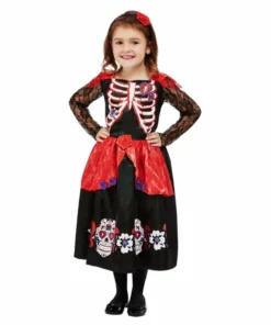 Smiffys Day Of The Dead Toddler Costume Girls Costumes