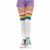 Tomfoolery Over The Rainbow Opaque Thigh Highs - Leg Avenue