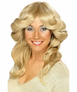 Smiffys Blonde Flick Wig 1970's