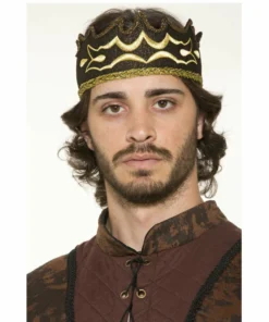 Forum Novelties Medieval Kings Crown (Black And Gold)
