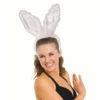 Forum Novelties Super Deluxe White Bunny Ears 2 Forum Novelties Super Deluxe White Bunny Ears