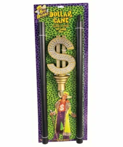 Forum Novelties Props 44" Dollar Sign Pimp Cane