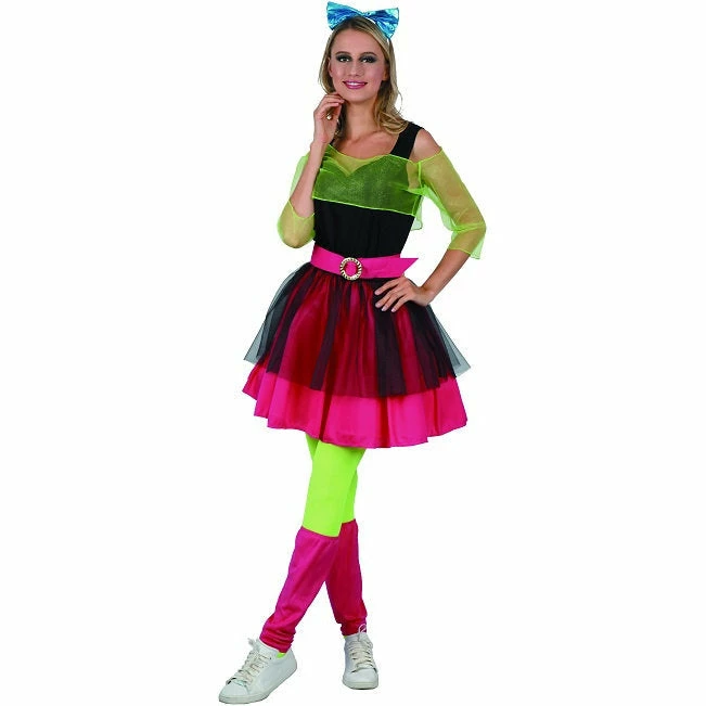 Interalia Group Ladiesc 80s Girl-Adult Costume 3 Interalia Group Ladiesc 80s Girl-Adult Costume