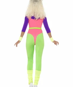 Smiffys 80s Work Out Costume Ladiesc