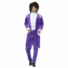 Smiffys Mensc 80's Purple Musician Costume