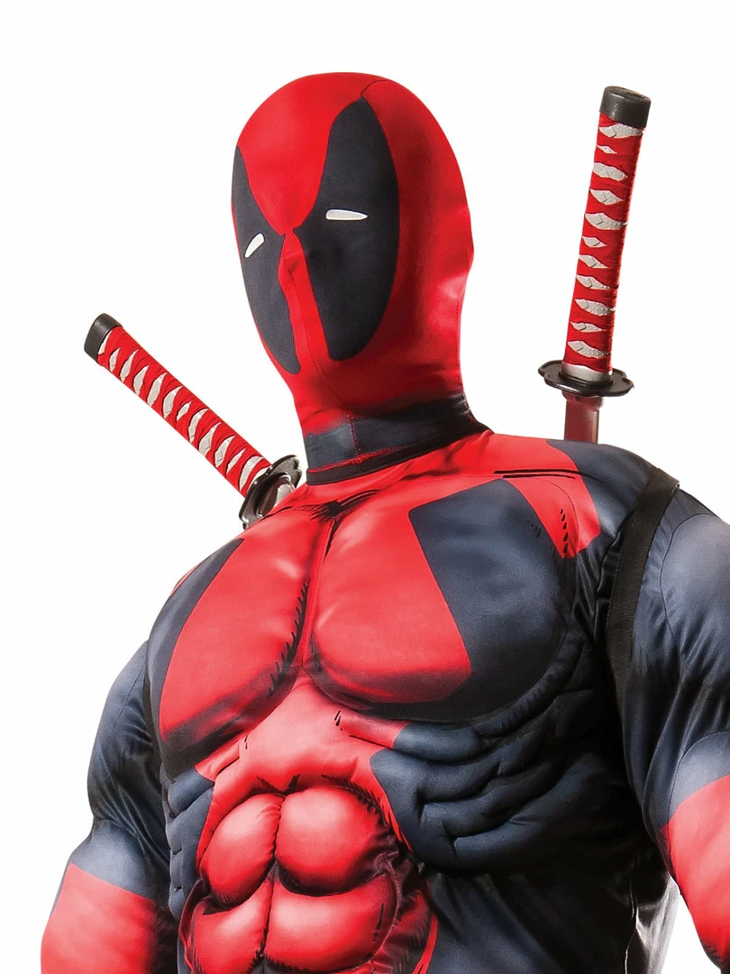 Rubie's Deerfield Deadpool Deluxe Adult Costume 4 Rubie's Deerfield Deadpool Deluxe Adult Costume