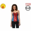 Rubie's Deerfield Sequin Spidergirl Corset Ladiesc