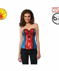 Rubie's Deerfield Sequin Spidergirl Corset Ladiesc