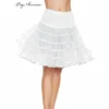 Tomfoolery Mid-Length White Petticoat - Leg Avenue Petticoats & Tutus