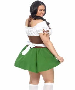Tomfoolery Ladiesc Ladies Plus Oktoberfest Gretchen Costume By Leg Avenue