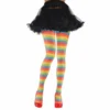 Rainbow Striped Tights - Amscan Circus & Clowns
