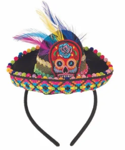 Tomfoolery Mini Day Of The Dead Sombrero Hat