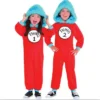 Amscan Dr Seuss Thing 1 Or Thing 2 Jumpsuit Costume Girls Costumes 2 Amscan Dr Seuss Thing 1 Or Thing 2 Jumpsuit Costume Girls Costumes