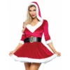 Tomfoolery Ladiesc Mrs Claus Ladies Red Christmas Costume - Leg Avenue