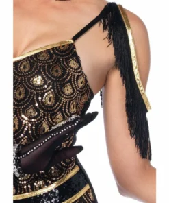 Tomfoolery Speakeasy Sweetie Sequin Flapper - Leg Avenue 9 Tomfoolery Speakeasy Sweetie Sequin Flapper - Leg Avenue