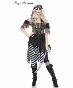 Tomfoolery Ghost Pirate Lady Costume - Leg Avenue
