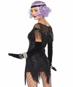 Tomfoolery Ladiesc Foxtrot Flirt Flapper Leg Avenue Costume