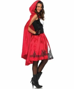 Tomfoolery Ladies Classic Red Riding Hood By Leg Avenue