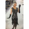Tomfoolery Silver Screen Sequin Flapper Dress Ladiesc
