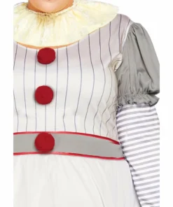 Tomfoolery Circus & Clowns Creepy Clown Costume By Leg Avenue