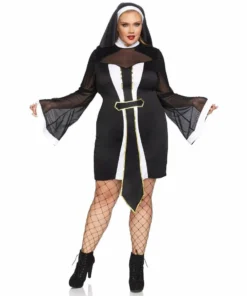 Tomfoolery Ladies Plus Twisted Sister Leg Avenue Costume