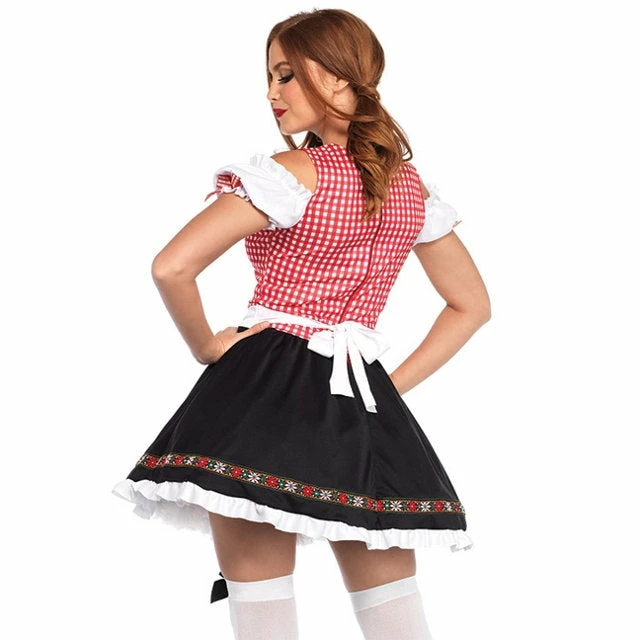 Tomfoolery Beer Garden Babe Ladies Costume By Leg Avenue 4 Tomfoolery Beer Garden Babe Ladies Costume By Leg Avenue