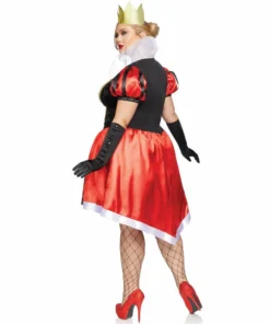 Tomfoolery Ladies Plus Red Queen By Leg Avenue 1950's