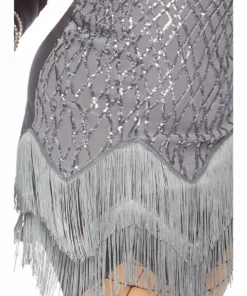 Tomfoolery Roaring Roxy Flapper Plus Ladies Costume By Leg Avenue Ladiesc