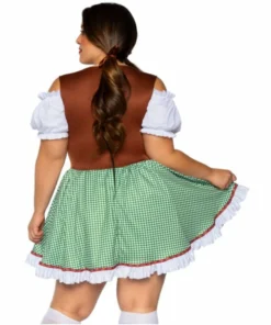 Tomfoolery Ladiesc Bavarian Cutie Oktoberfest Ladies Plus Costume By Leg Avenue