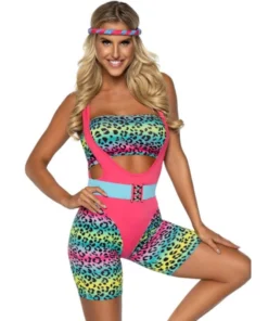 Tomfoolery Ladiesc 80s Cardio Cutie Ladies Costume