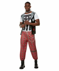 Smiffys Mensc 90's Punk Rocker Costume