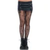 Tomfoolery Worship Me Cross Net Tights Hosiery