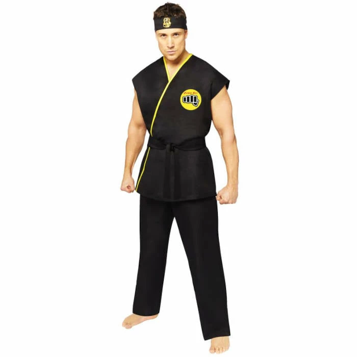 Amscan Cobra Kai Gi Mens Costume 3 Amscan Cobra Kai Gi Mens Costume