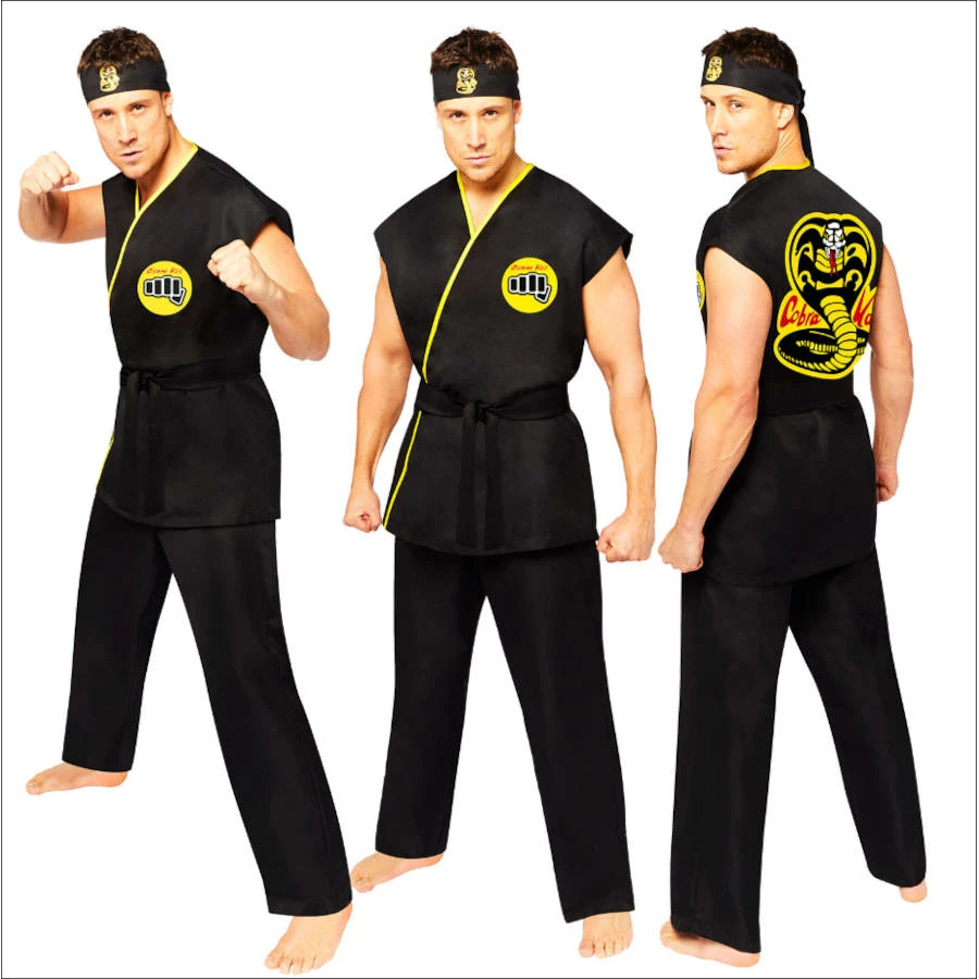 Amscan Cobra Kai Gi Mens Costume 4 Amscan Cobra Kai Gi Mens Costume
