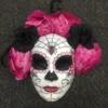 Tomfoolery Masks Rosa Day Of The Dead Flower Face Mask