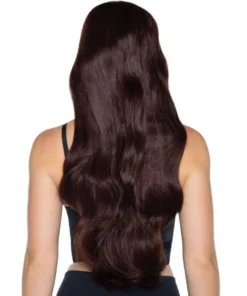 Tomfoolery Wigsc 68cm Long Wavy Parted Fringe Brown Costume Wig - Leg Avenue