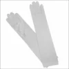Swedia's Gloves-Long Satin White