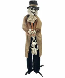 Jack In The Box Animated Grave Keeper 160 Cm Halloween Prop Props