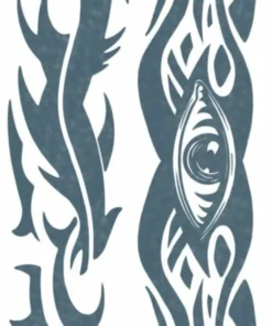 Carnival Products Tattoos Tinsley FX Temp Tattoo Body Band - Tribal Eye