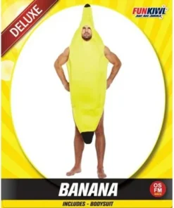Allen Trading Mensc Banana Costume Bodysuit