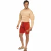 Smiffys Baywatch Lifeguard Costume With Muscle Chest 2 Smiffys Baywatch Lifeguard Costume With Muscle Chest